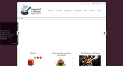 Desktop Screenshot of customizedculinarysolutions.com